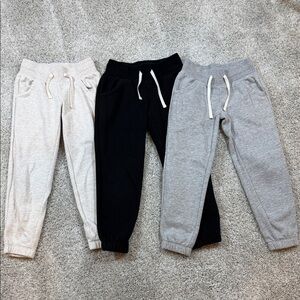 Cat & Jack Kids Joggers - Black, Gray, and Cream